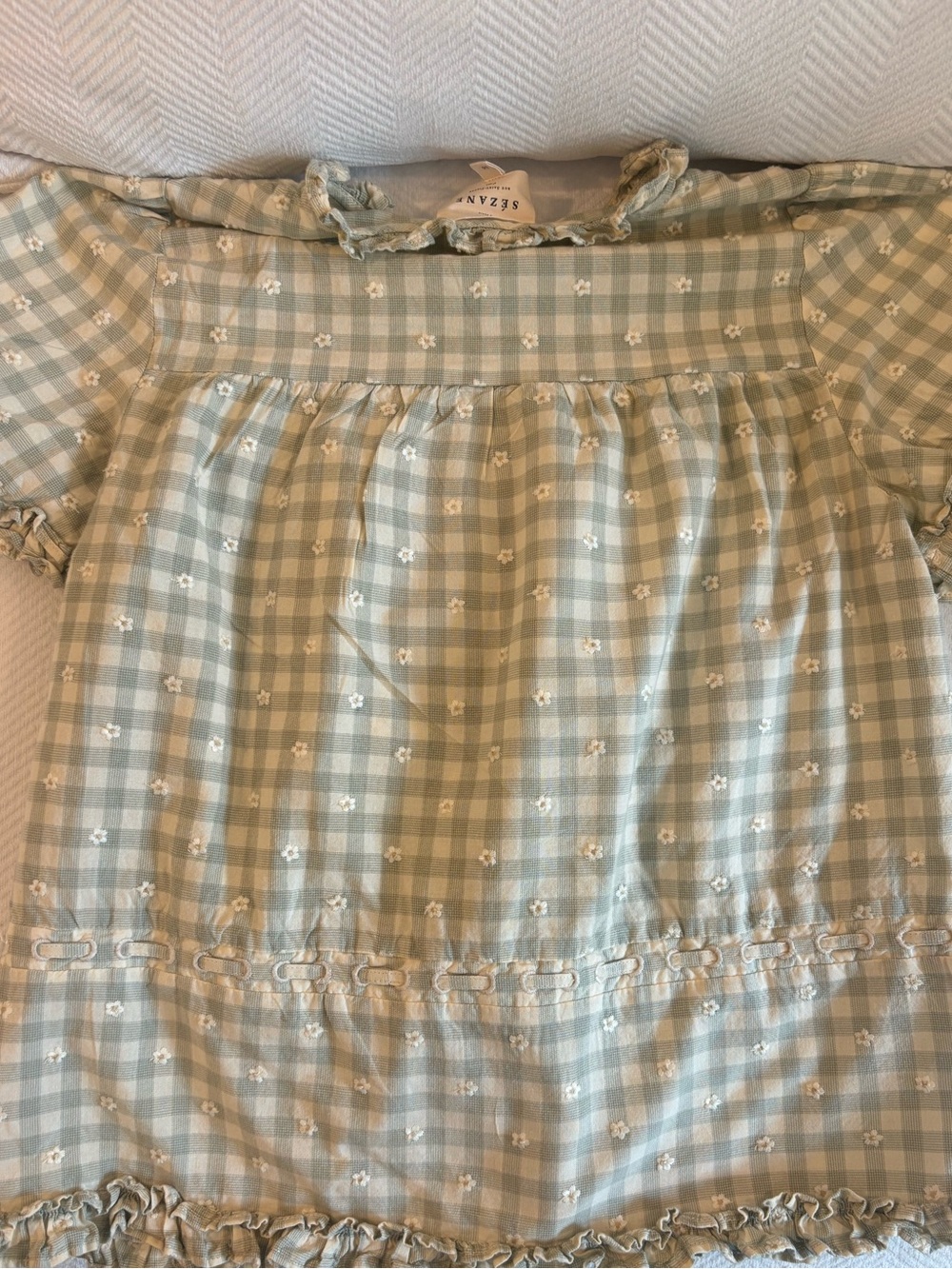 SHENALI SHIRT size 4. In pattern sun embroidered - Picture 7 of 8